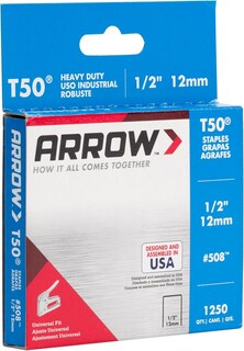 Foto 7 | Foto 7 | Pata Staples Arrow 508 Heavy Duty T50 De 1 27 Cm Corona De 0 95 Cm - Venta Internacional.