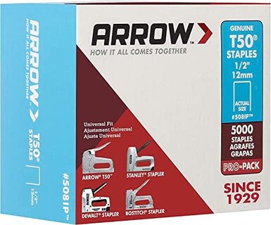Foto 7 | Foto 7 | Staples Arrow 508ip Heavy Duty T50 De 1/2 Pulgada Paquete De 5000 - Venta Internacional.