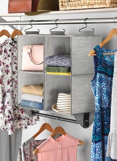 Foto 5 | Foto 5 | Organizador De Armario Colgante Whitmor De 4 Secciones Con Barra Para Ropa - Venta Internacional.