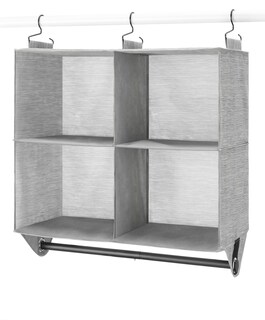 Foto 7 | Foto 7 | Organizador De Armario Colgante Whitmor De 4 Secciones Con Barra Para Ropa - Venta Internacional.