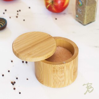 Foto 2 | Foto 2 | Salt Cellar - Caja De Almacenamiento Totalmente De Bambú 180 Ml De Capacidad - Venta Internacional.