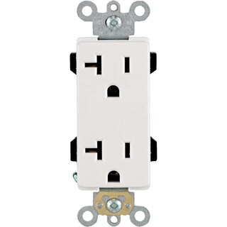 Foto 2 | Foto 2 | Toma Eléctrica Leviton R42-16352-w Decora Plus Con Conexión A Tierra - Venta Internacional.