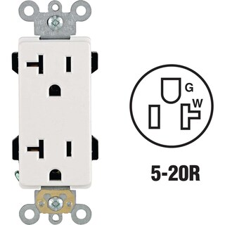 Foto 3 | Foto 3 | Toma Eléctrica Leviton R42-16352-w Decora Plus Con Conexión A Tierra - Venta Internacional.