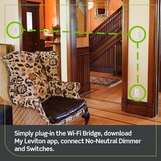 Foto 3 | Foto 3 | Puente Wi-fi Leviton Para Atenuadores Inteligentes Decora No Neutros Color Blanco - Venta Internacional.