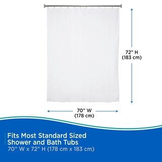 Foto 7 | Foto 7 | Cortina De Ducha Kenney Kn61430 Peva Impermeable 180 X 183 Cm - Venta Internacional.
