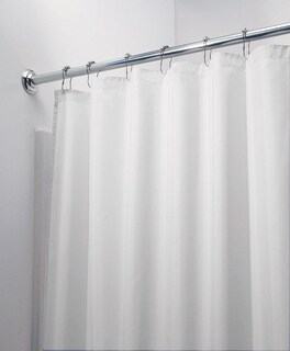 Foto 1 | Foto 1 | Cortina De Ducha Idesign De Poliéster Blanco 198 X 137 Cm - Venta Internacional.