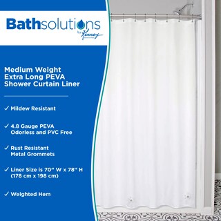 Foto 2 | Foto 2 | Cortina De Ducha Kenney Kn61469 Impermeable 180 X 198 Cm - Venta Internacional.