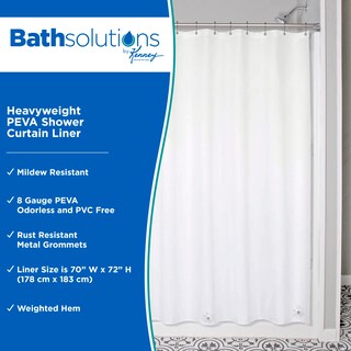 Foto 2 | Foto 2 | Cortina De Ducha Kenney Kn61450 De Peva Impermeable 180 X 183 Cm - Venta Internacional.