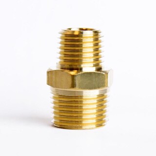 Foto 1 | Foto 1 | Conector De Manguera Mpt Hex Nipple Homeplus+ De 3/8 X 1/4 Pulgadas - Venta Internacional.