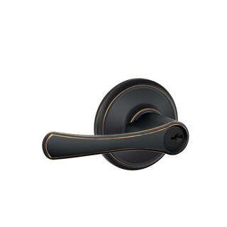 Foto 1 | Foto 1 | Pomo Para Puerta De Entrada Schlage Avila Bronce Envejecido 4 Cm - Venta Internacional.