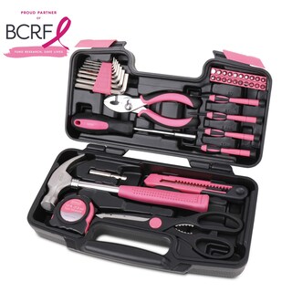 Foto 4 | Foto 4 | Juego De Herramientas Apollo Tools Original De 39 Piezas En Caja De Herramientas Rosa - Venta Internacional.