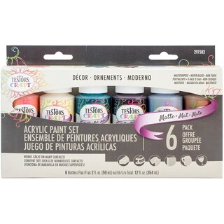 Foto 1 | Foto 1 | Set De Pinturas Testors 297582 Acrílicas Colores Mate 354 Ml - Venta Internacional.