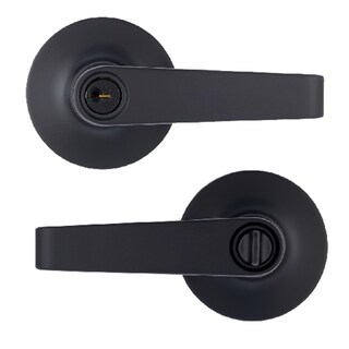 Foto 2 | Foto 2 | Palanca De Puerta Brinks Comercial Ligera Negra Mate Con Llave - Venta Internacional.