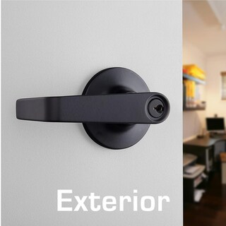 Foto 6 | Foto 6 | Palanca De Puerta Brinks Comercial Ligera Negra Mate Con Llave - Venta Internacional.