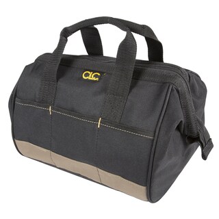 Foto 2 | Foto 2 | Bolsa De Herramientas Clc De Poliéster Con 14 Bolsillos 8 5 X 8 X 12 Cm Color Negro Y Marrón - Venta Internacional.