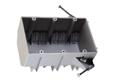 Foto 2 | Foto 2 | Caja Eléctrica De Pvc Cantex Three Gang 9x10x8 Cm - Venta Internacional.