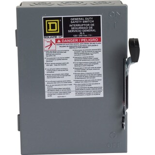 Foto 3 | Foto 3 | Interruptor De Seguridad Con Fusible Square D 30 A 240 V Enchufe De 2 Polos - Venta Internacional.