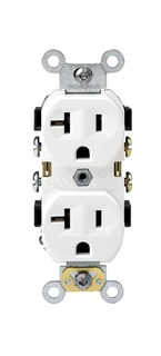 Foto 1 | Foto 1 | Receptáculo Dúplex Leviton S02-0br20-0ws Blanco - Venta Internacional.