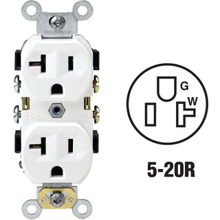 Foto 3 | Foto 3 | Receptáculo Dúplex Leviton S02-0br20-0ws Blanco - Venta Internacional.