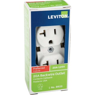 Foto 4 | Foto 4 | Receptáculo Dúplex Leviton S02-0br20-0ws Blanco - Venta Internacional.