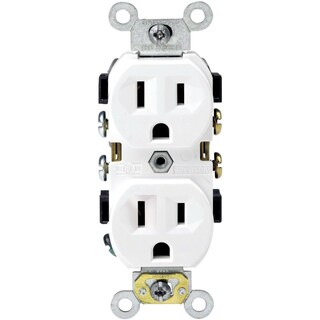 Foto 1 | Foto 1 | Toma Eléctrica Leviton S02-0br15-0ws White Duplex 125v 15a - Venta Internacional.