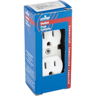 Foto 3 | Foto 3 | Toma Eléctrica Leviton S02-0br15-0ws White Duplex 125v 15a - Venta Internacional.