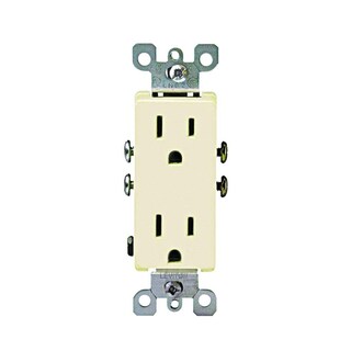 Foto 1 | Foto 1 | Receptáculo Dúplex Leviton Decora 15 A 125 V Color Marfil - Venta Internacional.
