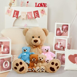 Foto 5 | Foto 5 | Peluche Gigante Morismos De Peluche Con 4 Ositos En El Vientre - Venta Internacional.