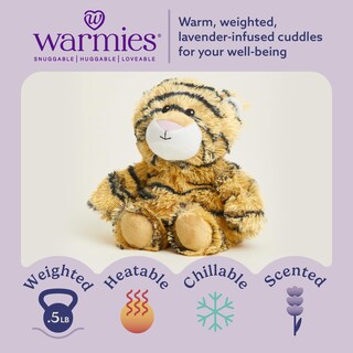 Foto 2 | Foto 2 | Animal De Peluche Warmies Junior Apto Para Microondas Y Pesado Tigre - Venta Internacional.