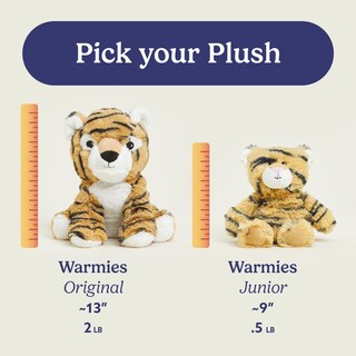 Foto 7 | Foto 7 | Animal De Peluche Warmies Junior Apto Para Microondas Y Pesado Tigre - Venta Internacional.