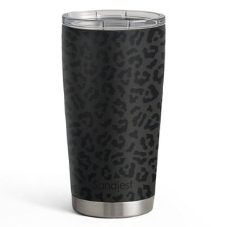 Foto 1 | Foto 1 | Vaso Sandjest De Acero Inoxidable Con Estampado De Leopardo De 20 Oz - Venta Internacional.