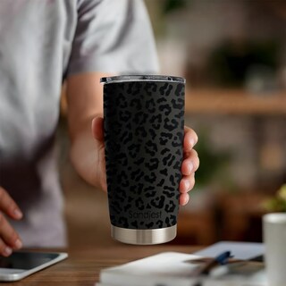 Foto 7 | Foto 7 | Vaso Sandjest De Acero Inoxidable Con Estampado De Leopardo De 20 Oz - Venta Internacional.