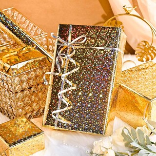 Foto 4 | Foto 4 | Papel De Envoltura Merture 43 Cm X 10 M Con Estrellas Holográficas Doradas - Venta Internacional.