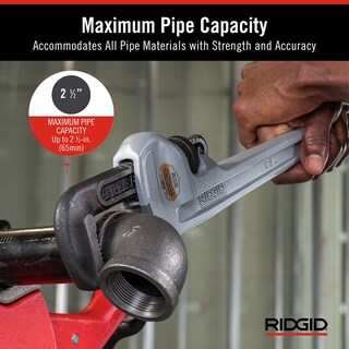 Foto 3 | Foto 3 | Llave De Tubo Ridgid 31100 Modelo 818 De Aluminio 45 Cm Fontanería - Venta Internacional.