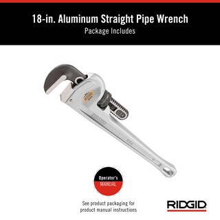 Foto 7 | Foto 7 | Llave De Tubo Ridgid 31100 Modelo 818 De Aluminio 45 Cm Fontanería - Venta Internacional.