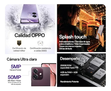 Foto 4 | Foto 4 | Oppo A40 Café 256gb Cámara Ia Batería 5000mah