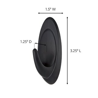 Foto 4 | Foto 4 | Gancho De Almacenamiento Command 17086s Para Terraza Tamaño Mediano Pizarra - Venta Internacional.