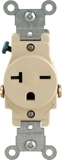 Foto 1 | Foto 1 | Outlet Leviton Prograde 20a 250v Single Ivory 6-20r Paquete De 1 Unidad - Venta Internacional.