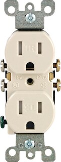 Foto 1 | Foto 1 | Outlet Leviton 15 A 125 V Color Almendra Ligera Resistente A Manipulaciones Paquete De 1 - Venta Internacional.