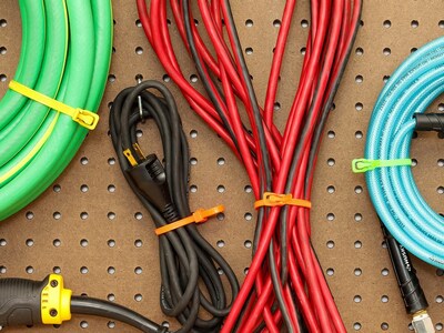 Foto 6 | Foto 6 | Bridas Para Cables Retyz De 15 Cm Negras Reutilizables De Cierre Rápido Paquete De 20 - Venta Internacional.