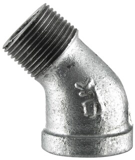 Foto 1 | Foto 1 | Codo Callejero Galvanizado De 45 Grados Ldr 311 Se45-114 3 18 Cm - Venta Internacional.