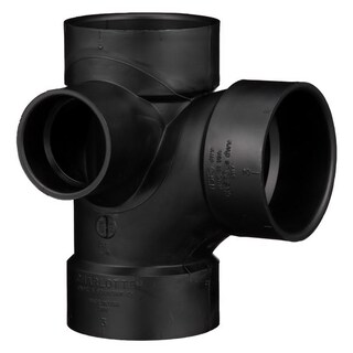 Foto 1 | Foto 1 | Pipa Sanitary Street Tee Charlotte De 3 X 3 Pulgadas En Abs Color Negro - Venta Internacional.