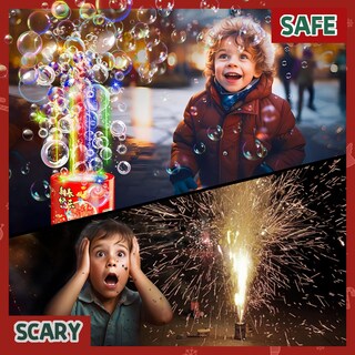 Foto 5 | Foto 5 | Máquina De Burbujas Ivtivfu Fireworks Con Luces Para Fiesta X4 - Venta Internacional.