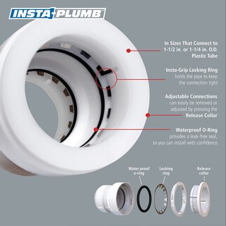 Foto 6 | Foto 6 | Acoplamiento De Tubos Plumb Pak Insta-plumb White De 1.5 Pulgadas - Venta Internacional.