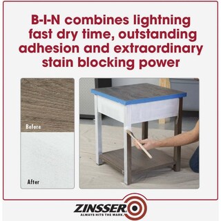 Foto 7 | Foto 7 | Imprimador Sellador Paint Zinsser 00904 B-in Shellac Blanco 946 Ml - Venta Internacional.