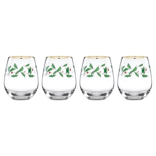 Foto 1 | Foto 1 | Copas De Vino Sin Tallo Lenox 888202 Holiday Juego De 4 Piezas 400 Ml - Venta Internacional.