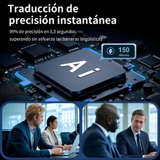 Foto 2 | Foto 2 | Audífonos Ai Traductores 150 Idiomas Inalámbricos Bluetooth Deportivos Manos Libres Cancelación Del Ruido Negro