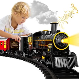 Foto 1 | Foto 1 | Tren Eléctrico De Carga Y Pasajeros Juguete Niño Militar