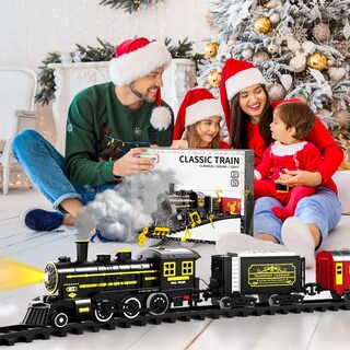 Foto 6 | Foto 6 | Tren Eléctrico De Carga Y Pasajeros Juguete Niño Militar