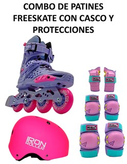 Foto 2 | Foto 2 | Combo De Patines Urbanos Casco Y Protecciones Ir Forza 2.0